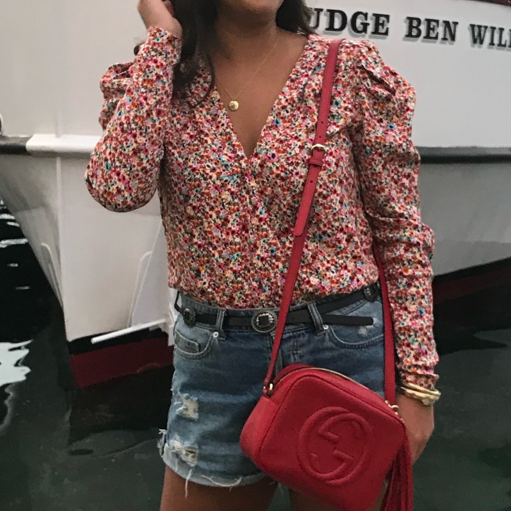 AFRM floral bodysuit